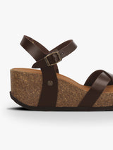 CANNES LEATHER DRESS CHOCOLATE