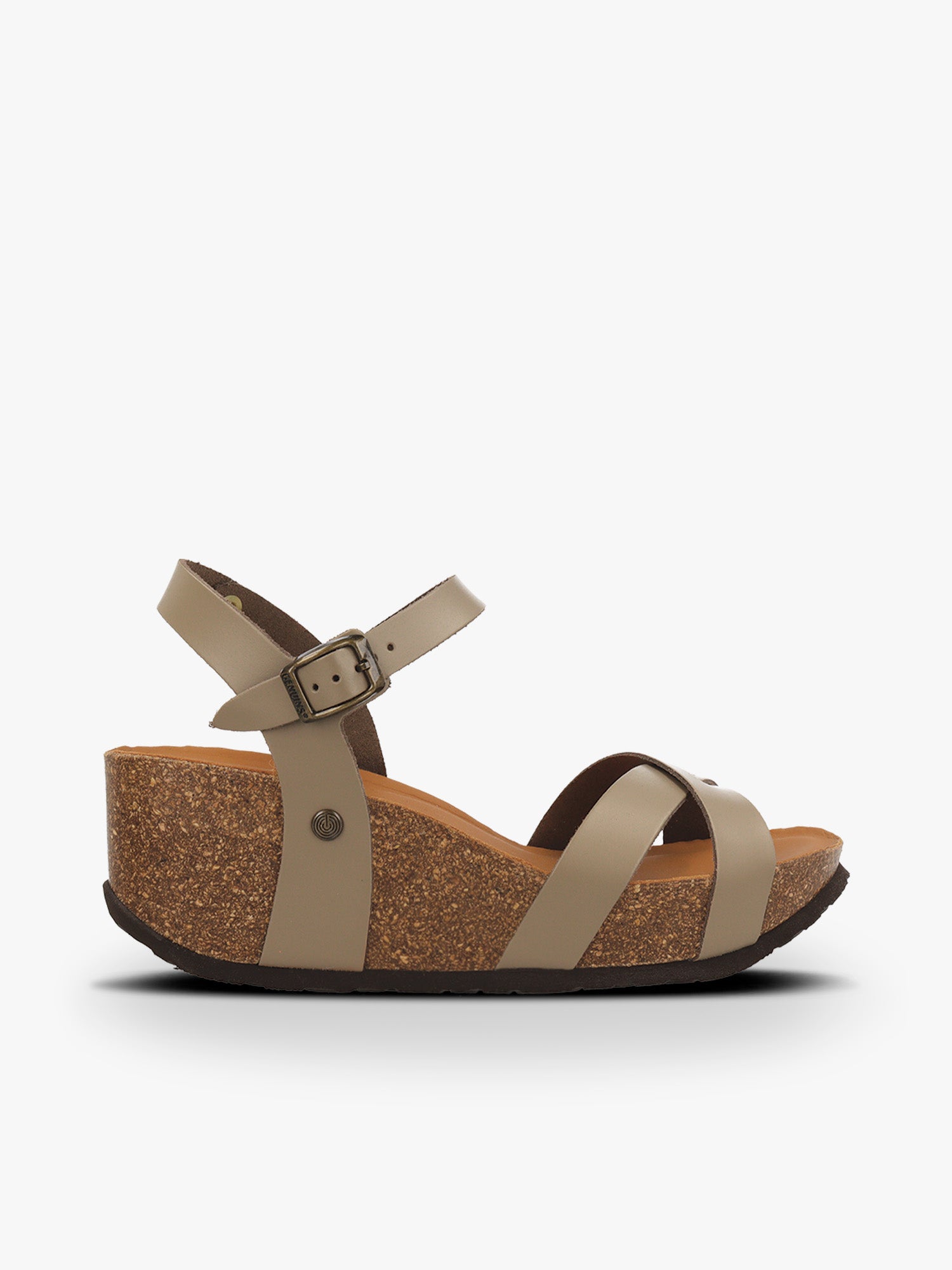 CANNES LEATHER DRESS TAUPE