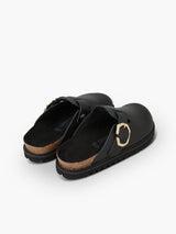 INDIANA EMBOSSED LEATHER BLACK