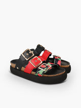 CRISTI VEGAN FLORAL RED