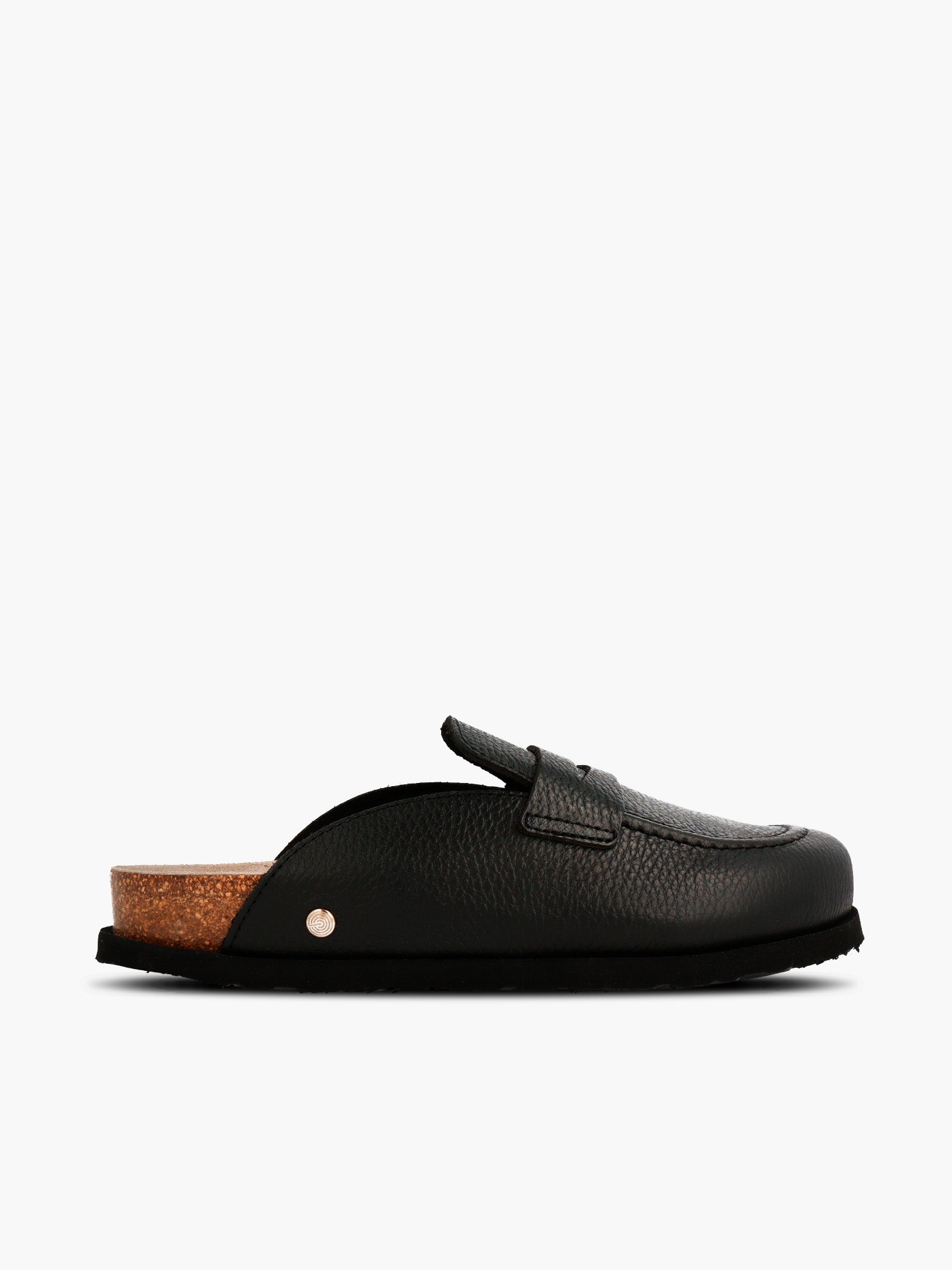 LOIS EMBOSSED LEATHER BLACK