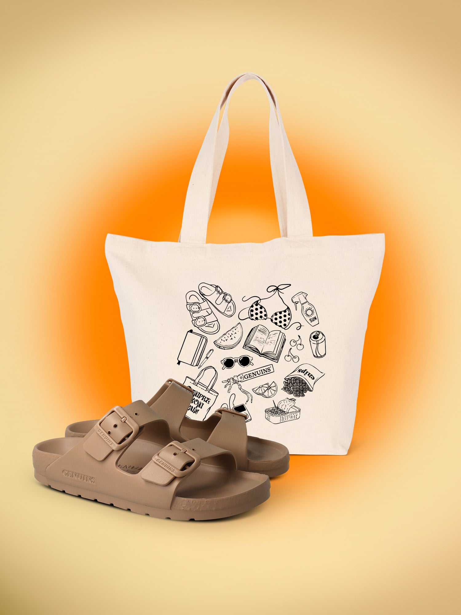 PACK TOTE + H2O TAN