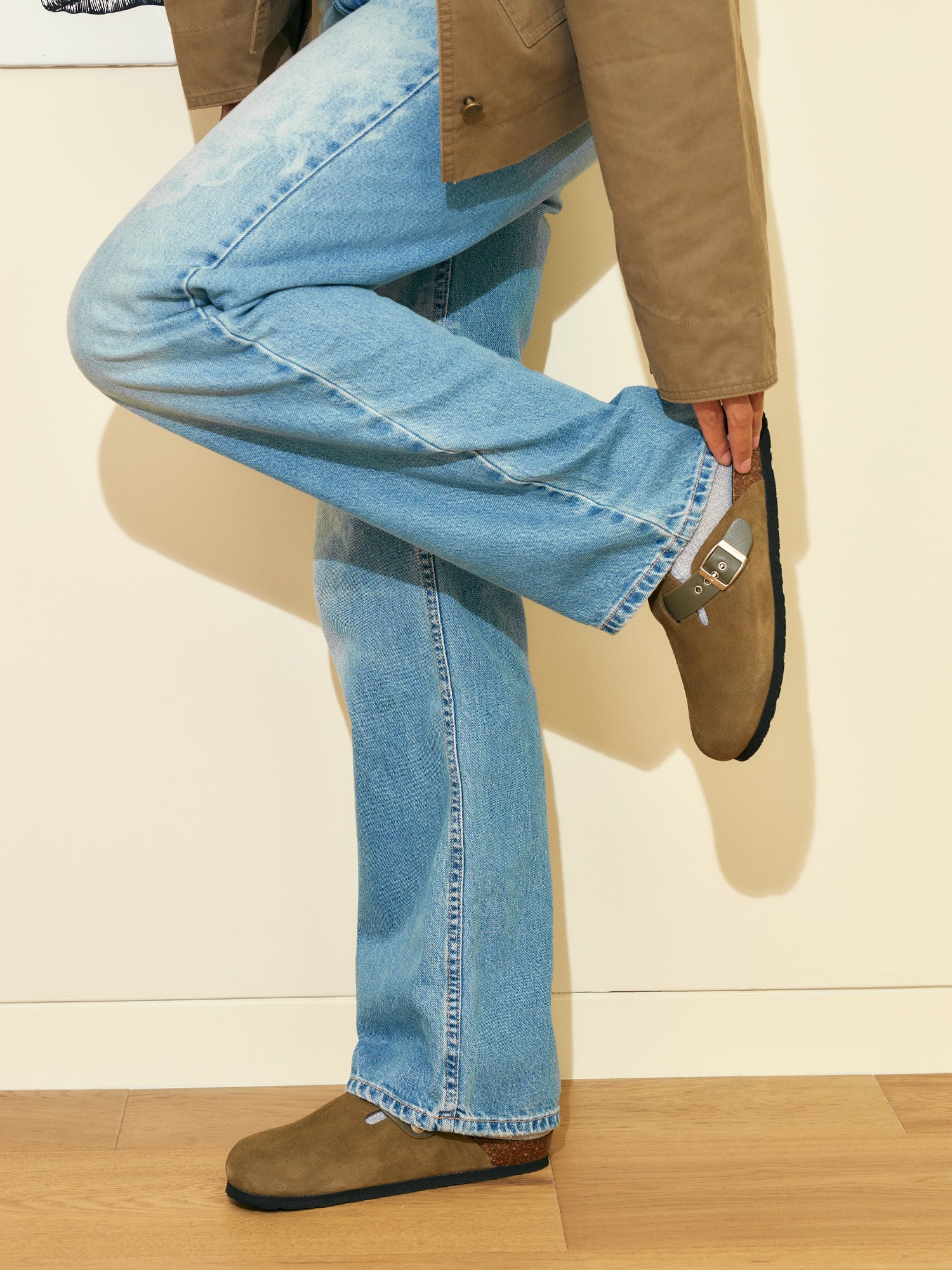 RIVA VELOUR KAKI UNISEX