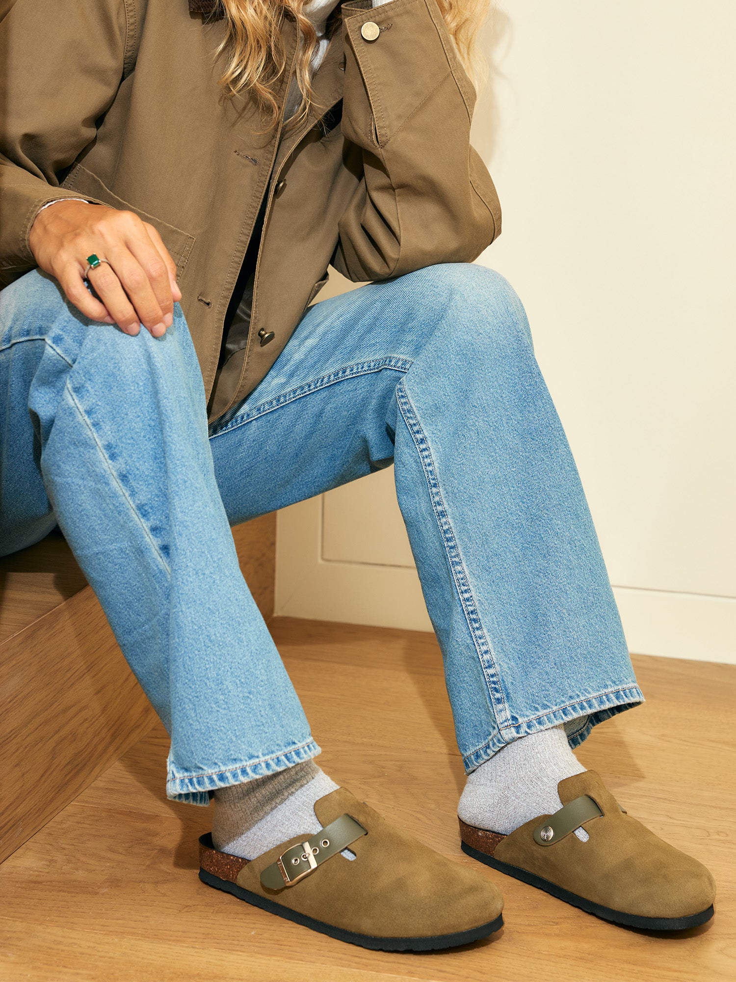 RIVA VELOUR KAKI UNISEX