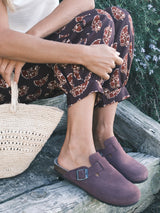 RIVA VELOUR BURGUNDY