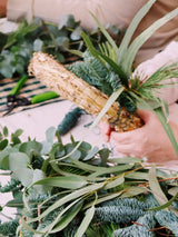 Taller Coronas navideñas sesión mañana